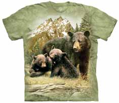 Black Bear Family T-Shirt