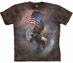 Flag Bearing Eagle T-Shirt