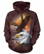 Eagle And Clouds Hoodie