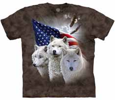 Patriotic Wolves T-Shirt
